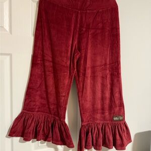 Matilda Jane Big Ruffle Velvet Pants